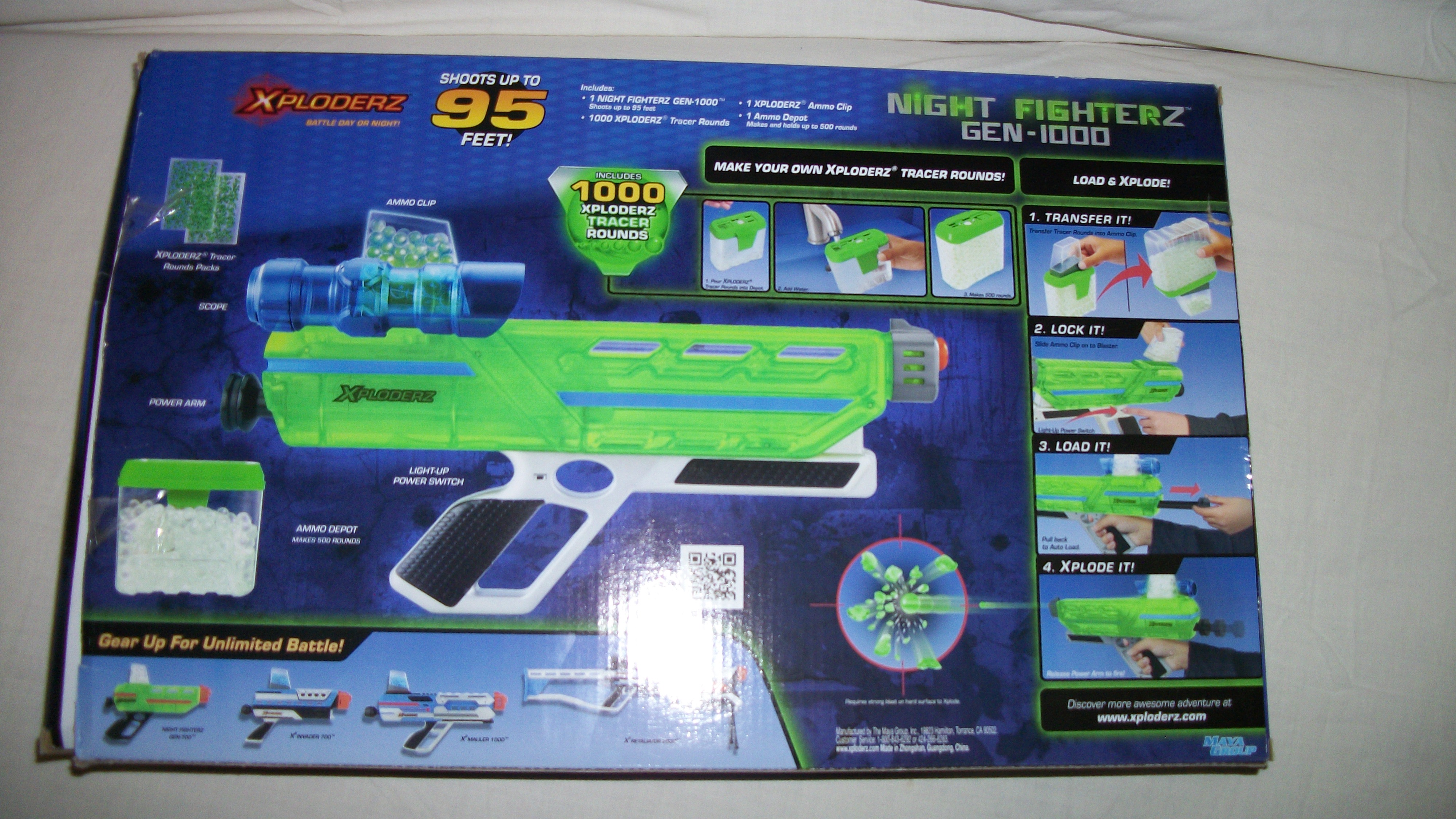 Xploderz Night Fighterz Gen-1000 Blaster - Image 2